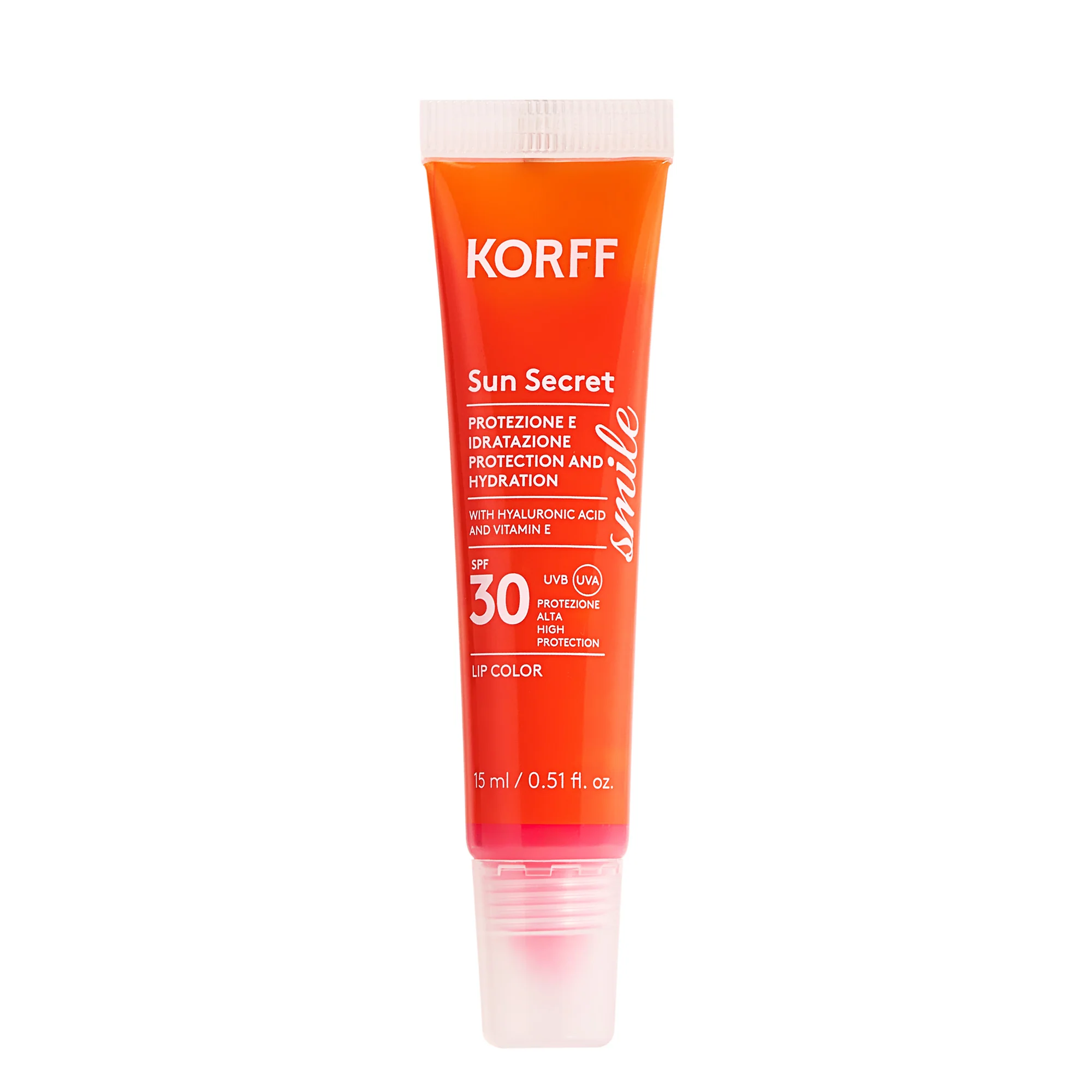 KORFF Sun Secret Smile Lip Color SPF 30 RASPBERRY PINK 02